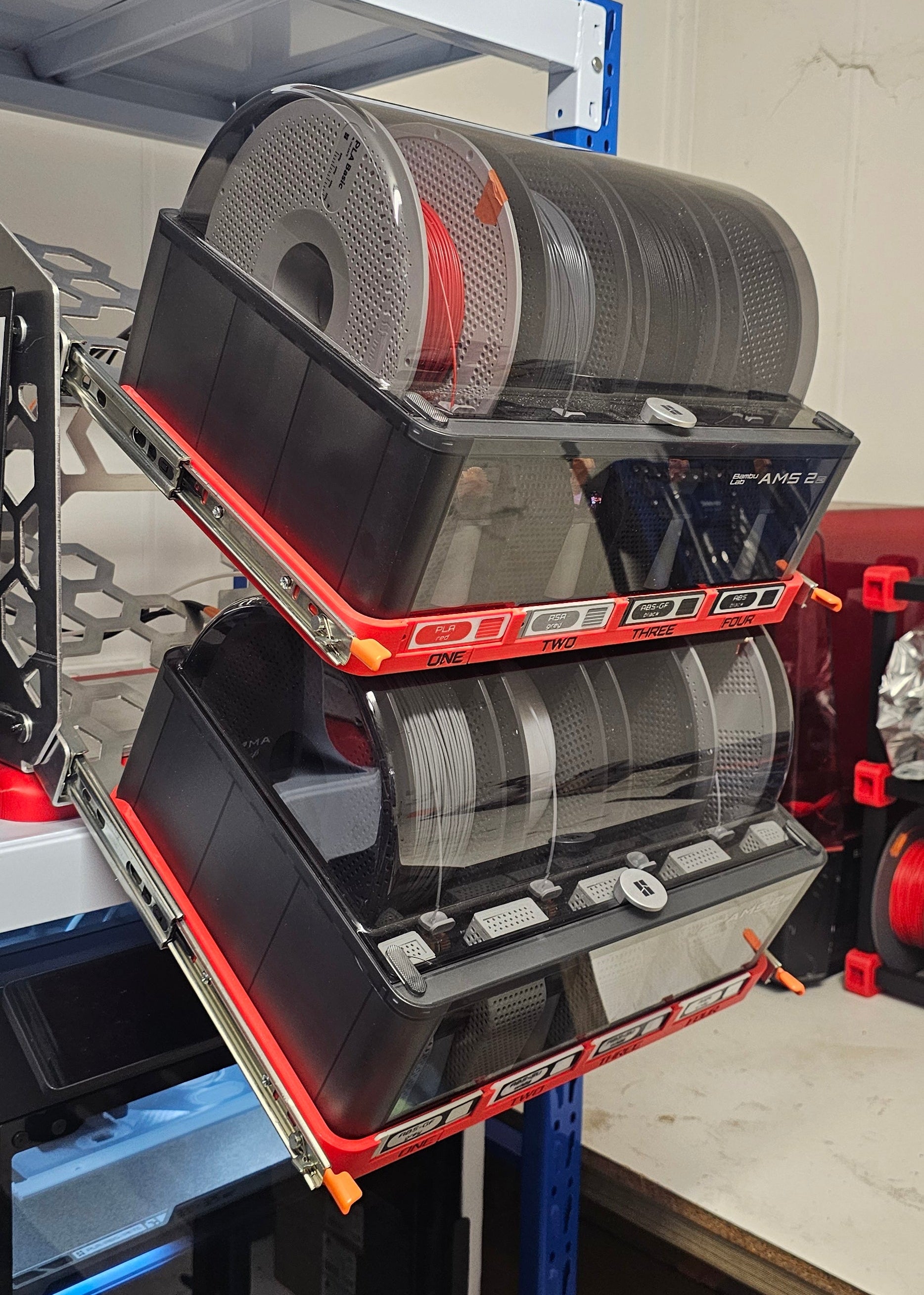 Bambu Lab AMS 2 Drawer Stacker System