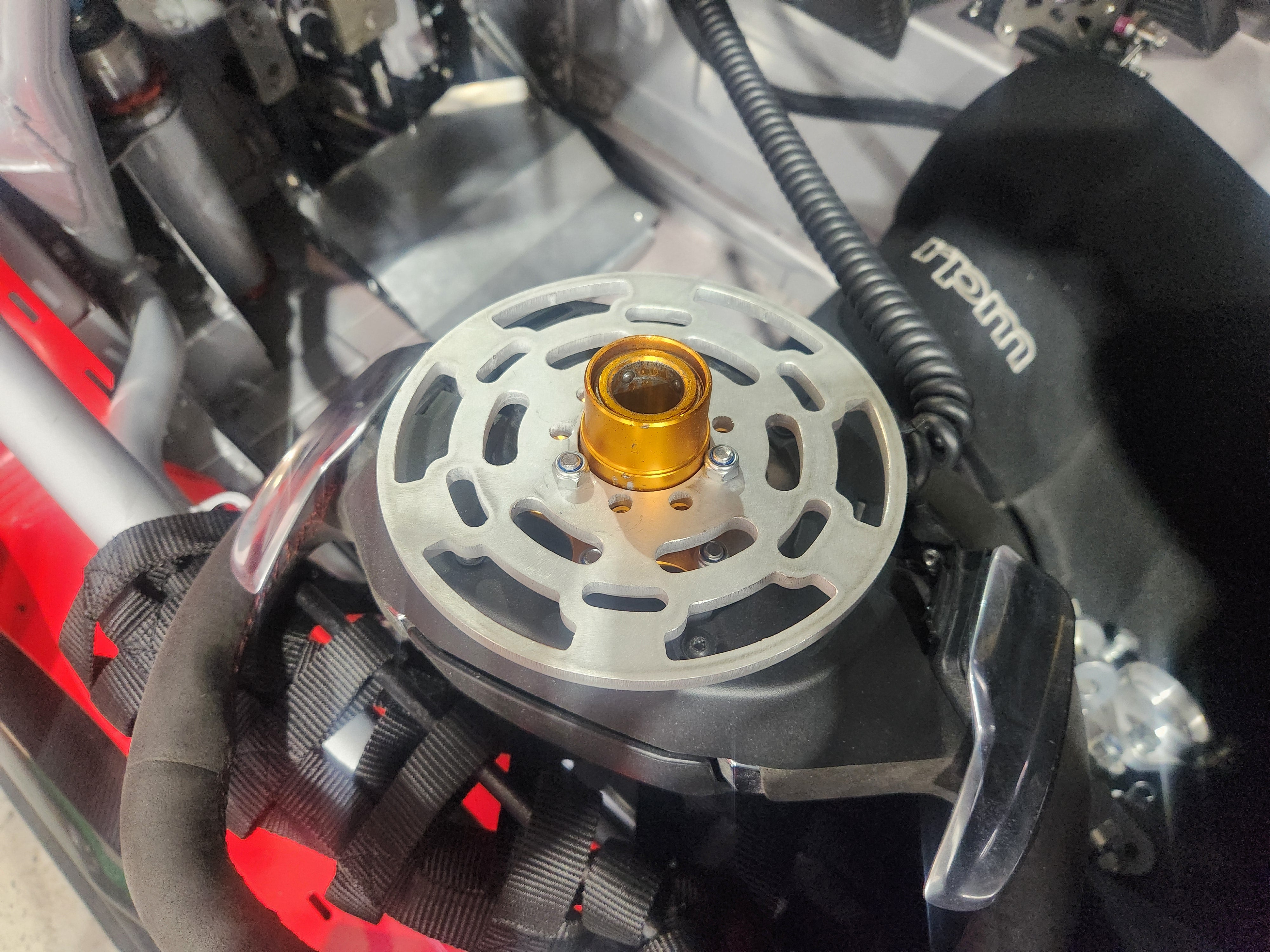 Quick Release Steering Wheel Collar - Installed on wheel