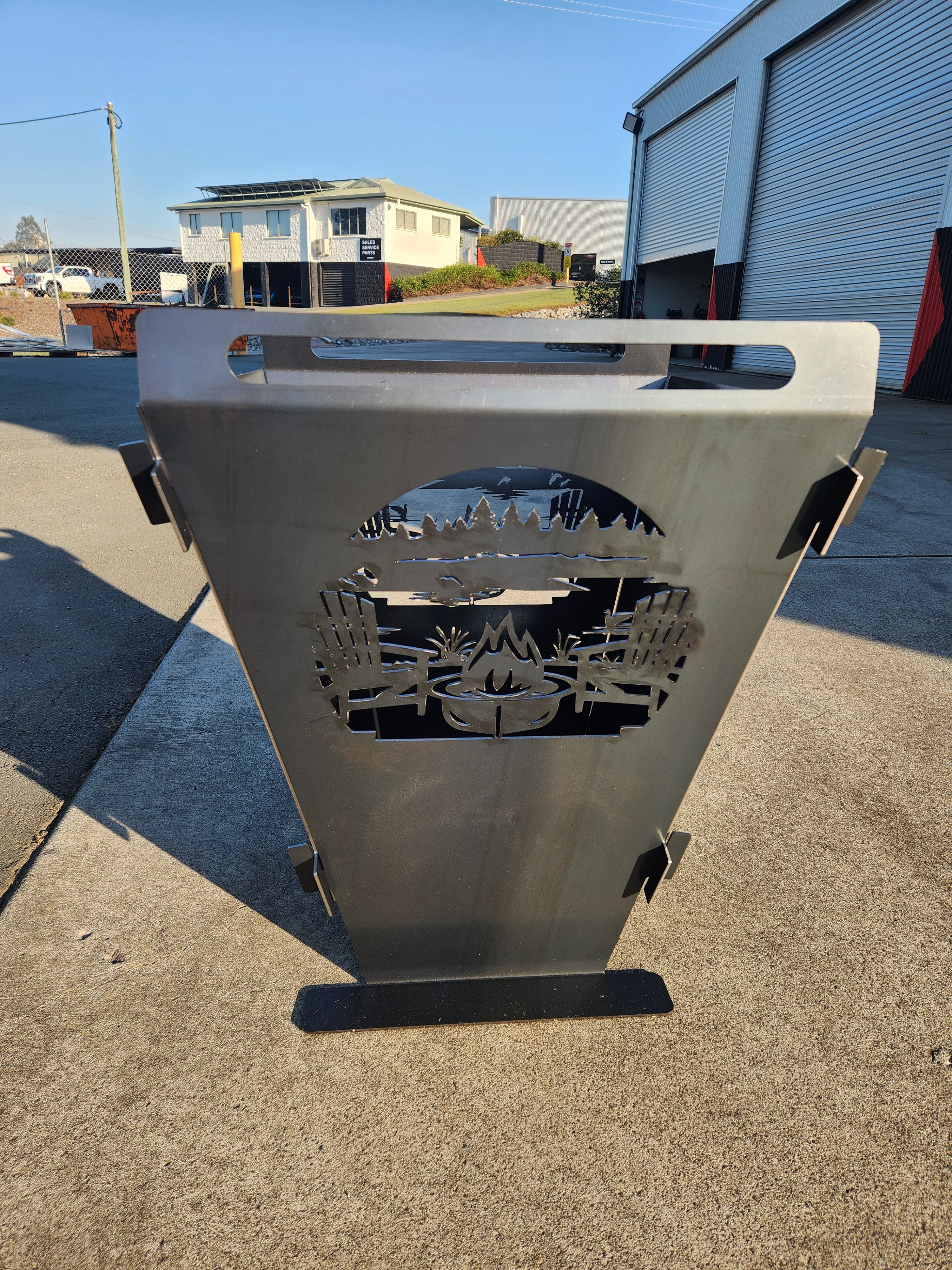Collapsible Compact Steel Firepit
