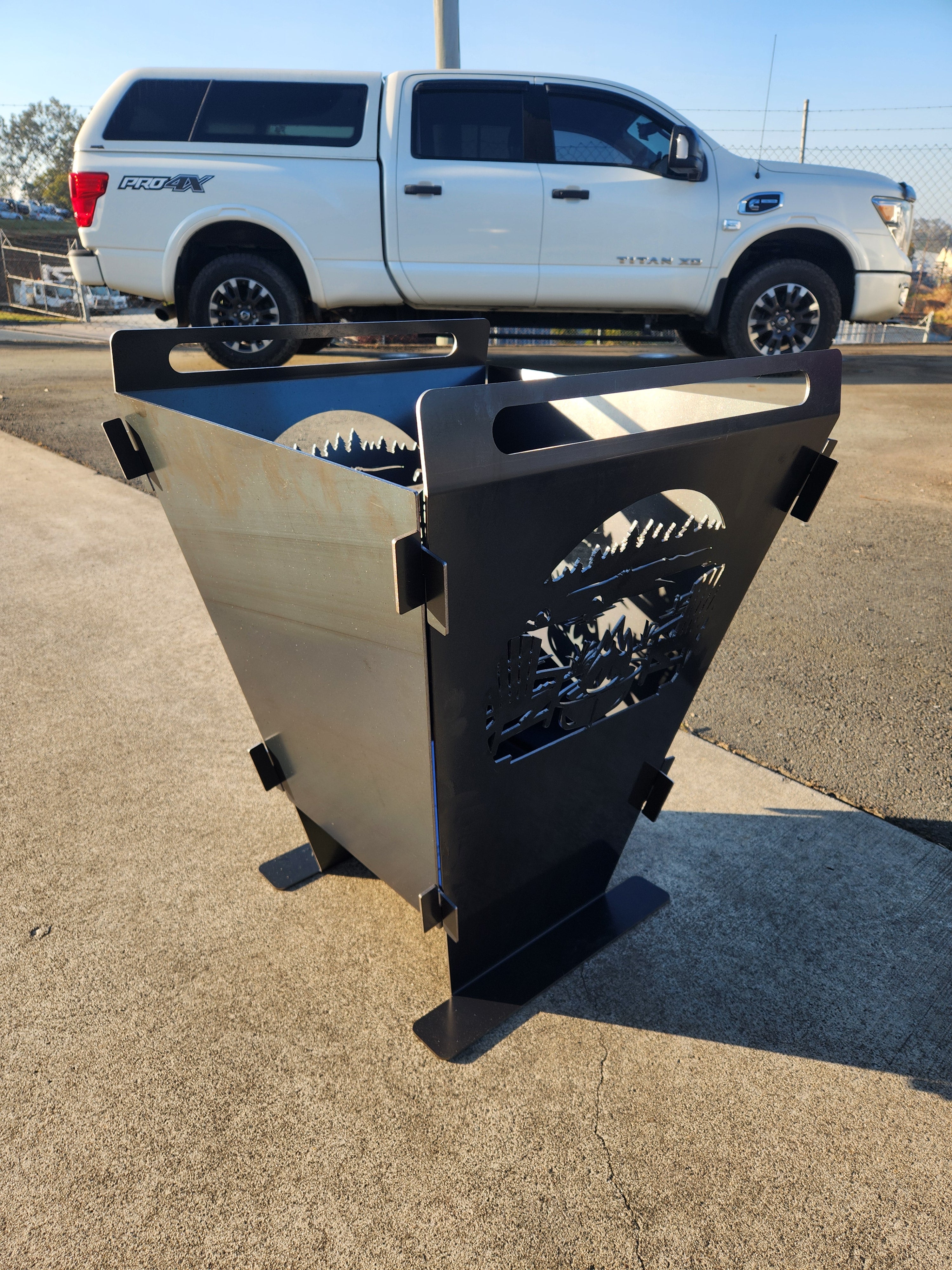Collapsible Compact Steel Firepit