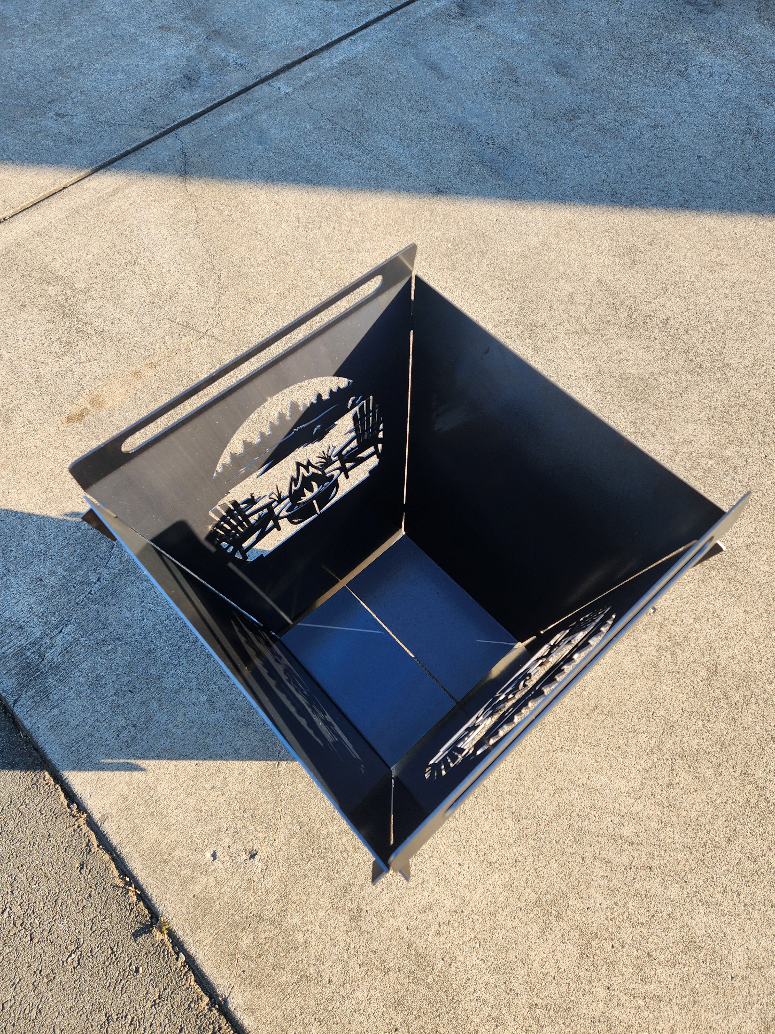 Collapsible Compact Steel Firepit