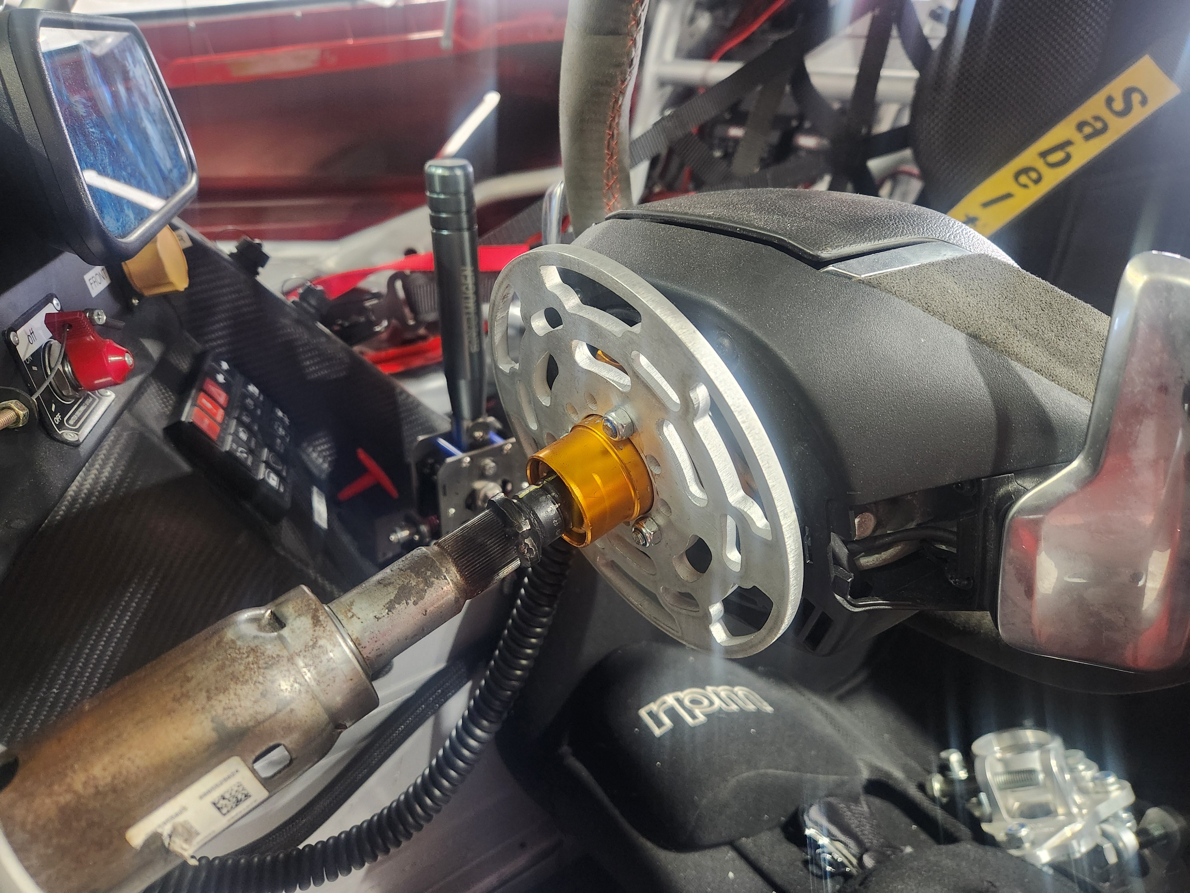 Quick Release Steering Wheel Collar - Installed on Column